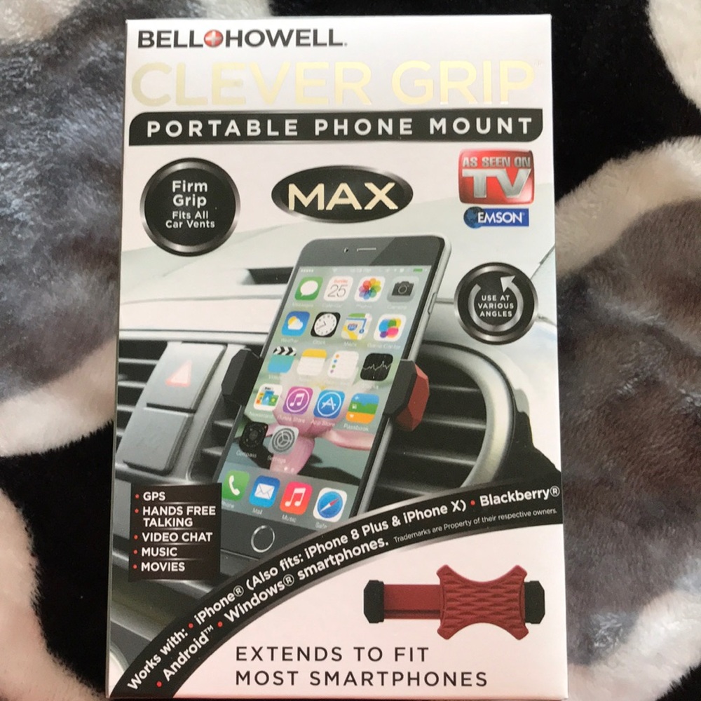 Portable phone mount
